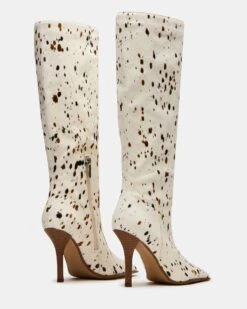 WESCOT BROWN COW PRINT -Steve Madden Store STEVEMADDEN SHOES WESCOT H TAN MULTI 02