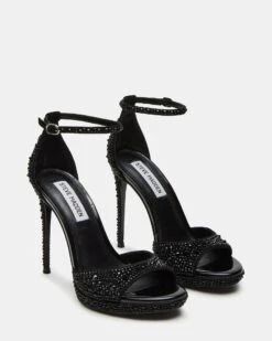 WILEY BLACK RHINESTONES -Steve Madden Store STEVEMADDEN SHOES WILEY R BLACK 01