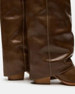 WINNICK OLIVE LEATHER -Steve Madden Store STEVEMADDEN SHOES WINNICK OLIVE LEATHER 05