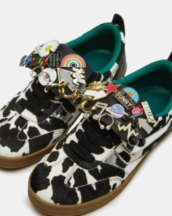 WYATT BLACK COW PRINT -Steve Madden Store STEVEMADDEN SHOES WYATT A BLACK WHITE 05 92ca5d4f c3a6 4c2d 9df7 588c77ca9508