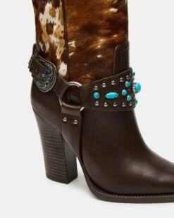 KOLT BROWN COW PRINT 11 KOLT BROWN COW PRINT -Steve Madden Store STEVEMADDEN SHOE KOLT H BROWN MULTI 05