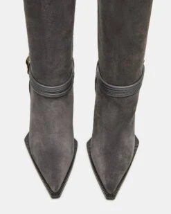 KYNDALL GREY SUEDE 8 KYNDALL GREY SUEDE -Steve Madden Store STEVEMADDEN SHOE KYNDALL GREY SUEDE 04